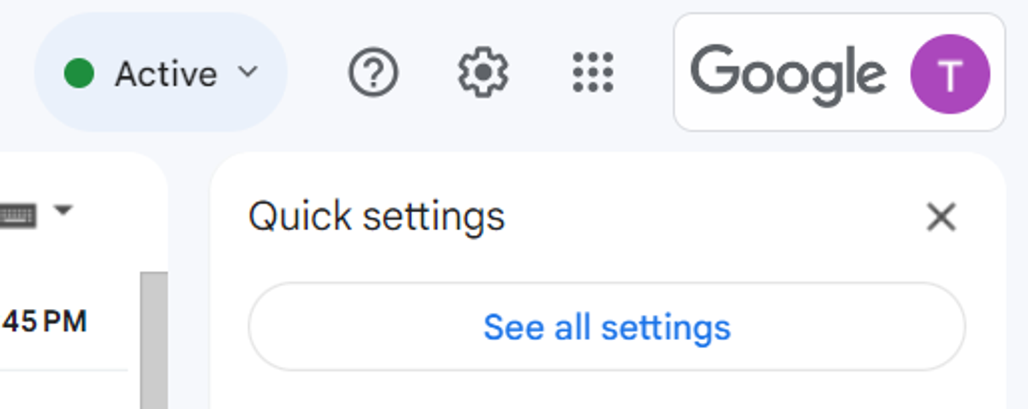 See all Gmail settings